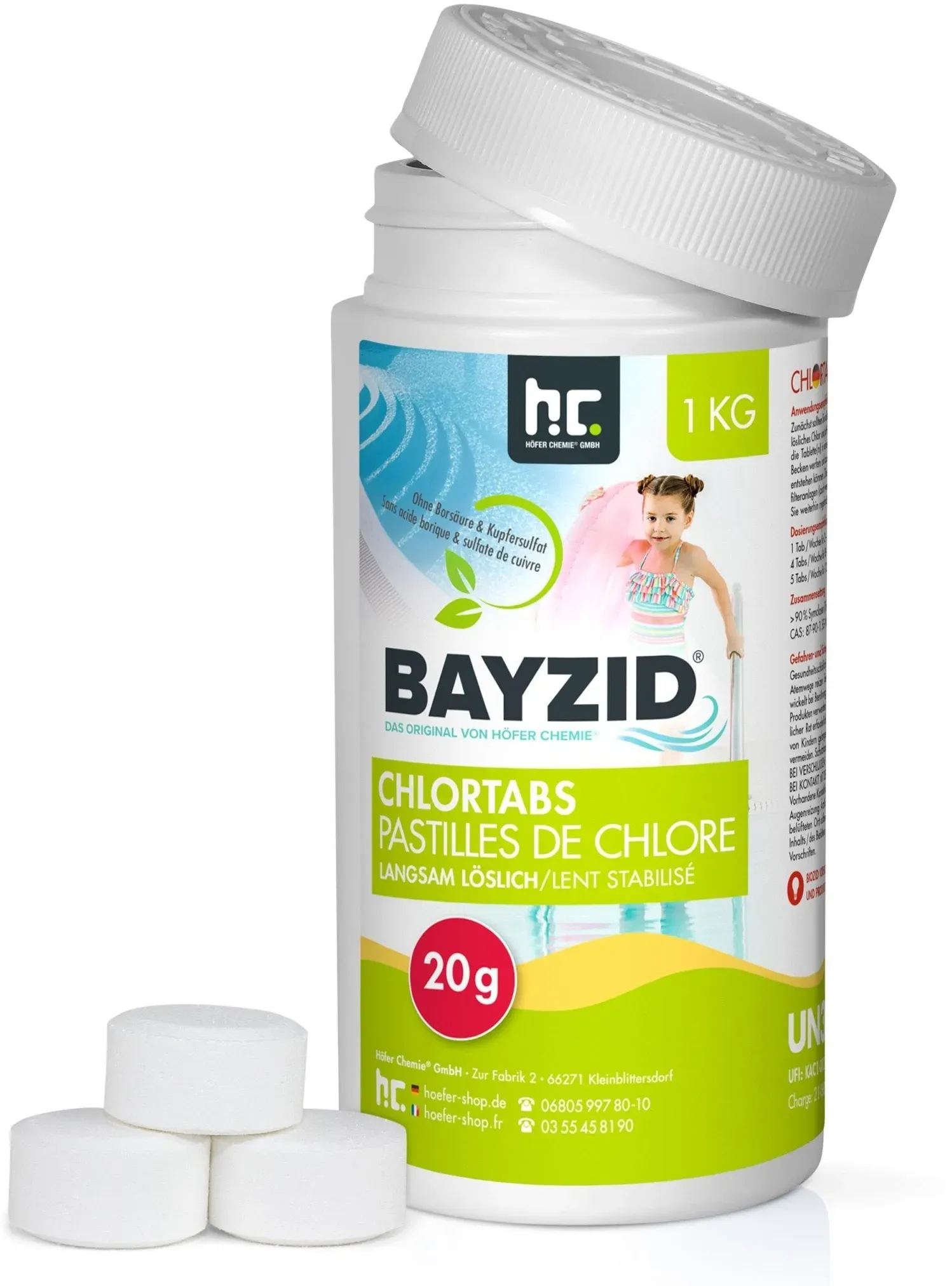 12  Chlortabs 20g langsam löslich