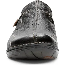 CLARKS Damen Un Loop Mokassin, Black Leather, 39.5 EU