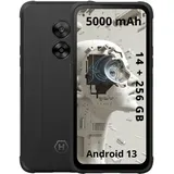 Hammer Blade V 5G wasserdicht großer Akku 5000mah, 256GB + ́ Schwarz Schwarz One Size - Schwarz