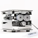 Elektrische Hebebühne aus Edelstahl mit Fernbedienung, verstellbare Höhe für Labor, Geschäft und Industrie, unterstützt bis zu 10 kg