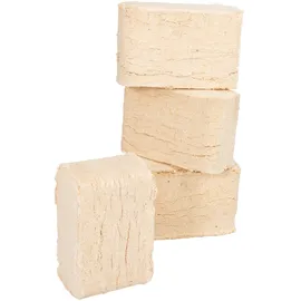 Lemodo Holzbriketts 10 kg Sack, Weichholzbriketts für lange Brenndauer, Briketts als Alternative zu Pellets