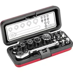Cimco Steckschlüssel-Bit-Box 16-tlg. 113156
