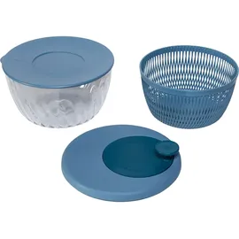Guzzini Spin&Store Salatschleuder Blau