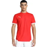 Puma teamLIGA Jersey Shirt, Puma Red-puma White, S