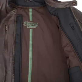Segura Cobra Motorrad Lederjacke Braun S