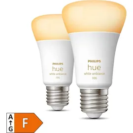 Philips Hue White Ambiance E27 1100 lm 8 W 2 Stk.