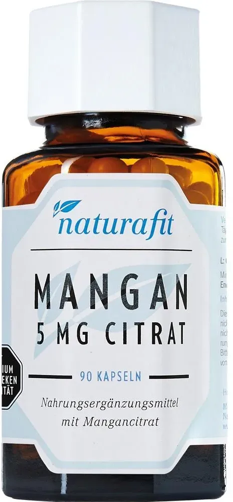 Naturafit Mangan 5mg Citrat 90 ST