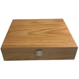 Uhrenkoffer Uhrenbox aus hellem Echtholz 10 Uhren