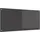 vidaXL Küchenrückwand Dunkelgrau 110 x 50 cm Gehärtetes Glas
