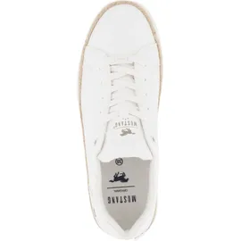Mustang Damen Plateau Sneaker Weiß 37