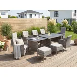Konifera Garten-Essgruppe 21-tlg. grau