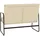 vidaXL Sitzbank Creme 100 x 64 x 80 cm