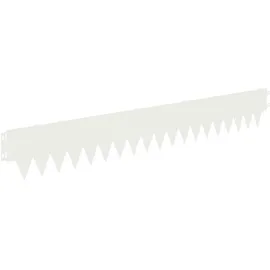 vidaXL Raseneinfassung 103 x 15 cm 30 Stück Weiß