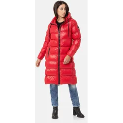 Winterjacke CIPO & BAXX "Jacken", Damen, Gr. XL, rot, 100% Polyamid, unifarben, casual, regular fit normal, Langarm, Jacken, im Eleganten Design, WM137