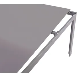 Trendline Glastisch New York Gartentisch 150 x 96 x 74 cm Anthrazit