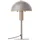Lightbox Pilz-Design Tischlampe, H 27 cm, Ø 15 cm, E14-Fassung, Metall, taupe - Grau
