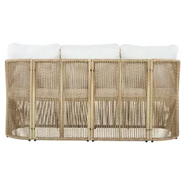 Okwish Gartenmöbel Set 5-tlg. Beige/Schwarz