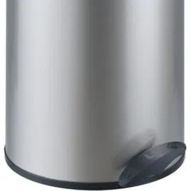 Wesco Gastro Tretabfallsammler 127 silber 22 Liter Volumen, Kunststoff-Fußtritt