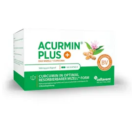 Cellavent Healthcare GmbH Acurmin Plus Das Mizell-Curcuma Kapseln 180 St.