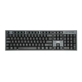 iBox DESKTOP KIT PRO, Tastatur Maus enthalten QWERTY, Schwarz, (IKMS606W)