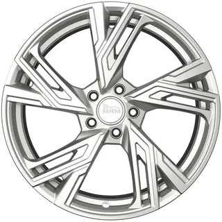 MAM Rs5 Silver Painted 7.5x17 ET 45 5/112 Alufelge Silber
