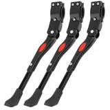 BAYLI Fahrradständer 3er Set Fahrradständer 22-26 Zoll mit Anti-Rutsch Gummifuß, Faltbarer