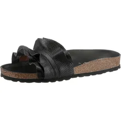 Pantolette VERBENAS "Rocio Roda", Damen, Gr. 41, schwarz, Leder, klassisch, Schuhe, Sommerschuh, Schlappen für den Sommer