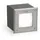 FARO LED-Einfahrtsleuchte Edelstahl 9,5 x 9,5 cm 3W 3000K 160lm schwarz
