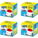 Monkey Home 4 Stück Essentials Mückenstecker Elektrischer Insekten-Schutz vor Mücken & Tigermücken (Space Knight (nur für Moskitonetzflüssigkeit geeignet))