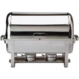 APS Rolltop-Chafing Dish "MAESTRO", Speisewärmer, Silber