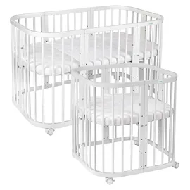 Waldin Babybett 7in1 mit Matratze,
