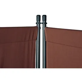 Angerer Paravent "Swingtex, TOPSELLER", braun, B:220cm H:165cm, Acryl, Stahl, ANGERER FREIZEITMÖBEL, Stellwände, Paravent, (B/H): ca. 220x165 cm