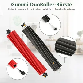 isinlive 17 Stück Zubehör für Roborock S8 Pro Ultra Staubsauger -2*Hauptbürste (DuoRoller Bürste),1*Reinigungsbürste, 4*Wischtücher VibraRise 2.0,4*W...