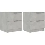 vidaXL Nachtschrank 2 Stk. 4240 x 2560 x 2560 cm Grau