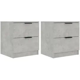 vidaXL Nachtschrank 2 Stk. 4240 x 2560 x 2560 cm Grau