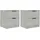 vidaXL Nachtschrank 2 Stk. 4240 x 2560 x 2560 cm Grau
