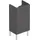 Duravit Waschtischunterschrank 1 Tür 42 x 70,4 x 29,4 cm Grau Matt