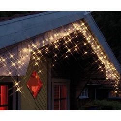 STAR LED-Lichterkette 497-56 LED Eisregen Lichterkette 144er warmweiß