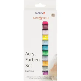 Glorex  Acrylfarben-Set 12 St. 12 ml Fashion