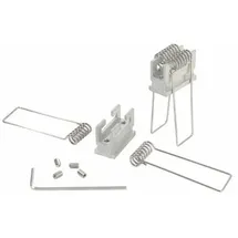 Deko-Light Deko Light 987040 #####Nutstein mit Spannfedern Set 2 Stk., Silber