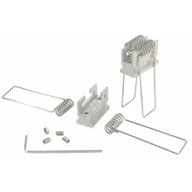 Deko-Light Deko Light 987040 #####Nutstein mit Spannfedern Set 2 Stk., Silber
