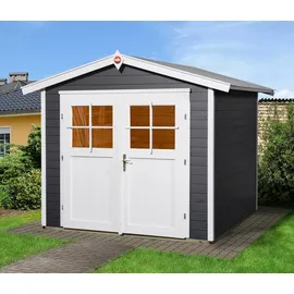 Weka Gartenhaus 224 2,35 x 2,39 m anthrazit