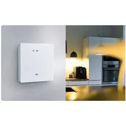 Funk-Wandtaster 1-Kanal Model CT-W1, CUVEO, Farbe weiß