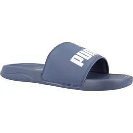 Puma Unisex Popcat 20 Slide Sandal, Inky Blue White, 39