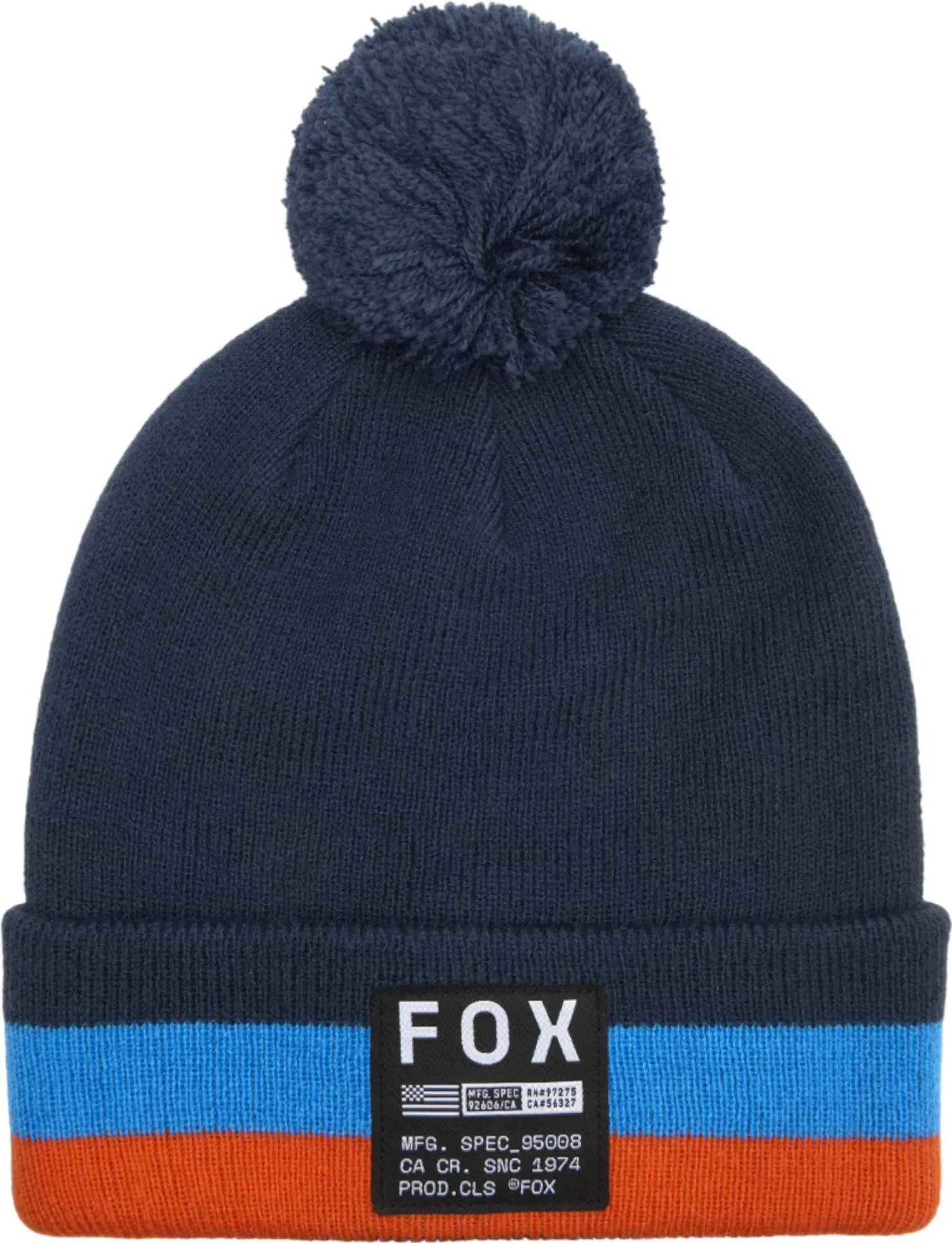 FOX Fracture Mütze, blau-orange für Männer