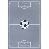 HANSE HOME Kinderteppich, Spielteppich, Spielunterlage, Fußball, Kinderzimmer, Spielzimmer - 160x220cm, Mouse