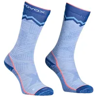 Ortovox Tour Long Socks Damen ice waterfall - blau