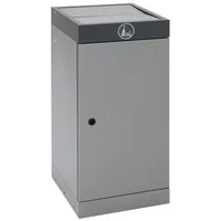 Stumpf metall Stumpf Sortssystem ProTec-Plus, graualu/7016, verzinkter Innenbehälter, 70
