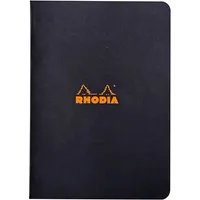 Rhodia 10x Notizheft Rhodia A5 48 Blatt 80g Schwarz