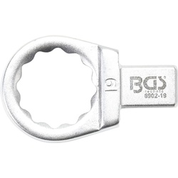 BGS, Schraubenschlüssel, Einsteck-Ringschlüssel  19 mm  Aufnahme 9 x 12 mm